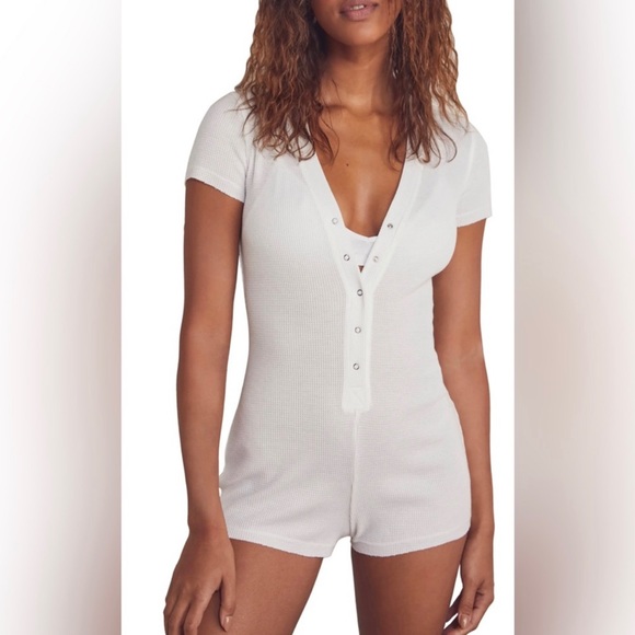 Free People Other - Free People ~ Early Night Romper ~ Sz. Large ~ NWT! 💗